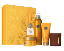 Rituals - Geschenkset voor Vrouwen - 4 Producten - Douchegel 200 ml - Body Scrub 125 gram - Bodycrème 100 ml - Geurkaars 140 gram - Cadeaus - Cadeaudoos - Geschenkdoos - Giftset Vrouw - Cadeauset - Doucheschuim - Badschuim - Shower Gel - Kaars - Mehr — cadeau in Verzorging