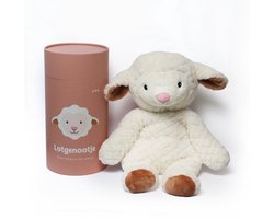 Lotgenootje Verzwaringsknuffel Schaap - 45cm/2kg - Verzwaarde Knuffel - Weighted Stuffed Animal - Voor kinderen & volwassenen - Sensorisch Speelgoed - Zware Knuffel Anxiety - Plushie — cadeau in Spellen & Speelgoed