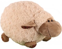 Gerkimex Pluche liggend knuffel schaap - 35 cm - Schapen - Boerderij dieren — cadeau in Spellen & Speelgoed