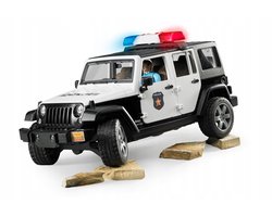 Bruder 2526 Jeep Wrangler Unlimited Rubicon politieauto met politieman — cadeau in Spellen & Speelgoed