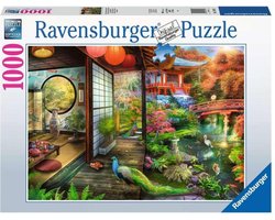 Ravensburger Theehuis in Japanse tuin puzzel 1000pcs - Puzzel - 1000 stukjes - Vanaf 14 jaar — cadeau in Spellen & Speelgoed