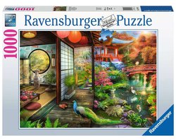 Ravensburger Puzzel Theehuis in de Japanse Tuin - Legpuzzel - 1000 stukjes — cadeau in Spellen & Speelgoed