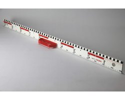 Deci en Centimeter Liniaal - Lange Meetlat - Onderwijs en Kantoor - Gemaakt van Gerecycled Plastic - 100 cm — cadeau in Cadeau-ideeën