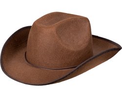 Boland - Hoed cowboy Rodeo bruin Bruin - 59 - Volwassenen - Unisex - Cowboy - Indiaan — cadeau in Spellen & Speelgoed