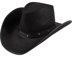 Boland - Hoed cowboy Wichita zwart Zwart - 59 - Volwassenen - Unisex - Cowboy - Indiaan — cadeau in Spellen & Speelgoed