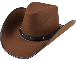 Boland - Hoed cowboy Wichita bruin Bruin - 59 - Volwassenen - Unisex - Cowboy - Indiaan — cadeau in Spellen & Speelgoed