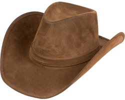 Boland - Hoed cowboy Wyoming bruin Bruin - 58 - Volwassenen - Mannen - Cowboy - Indiaan — cadeau in Spellen & Speelgoed