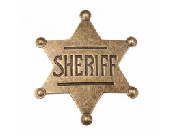 Sheriff Ster - Volwassenen - Cowboy Verkleedkleren - Sheriff Badge - Kinderen - Western Decoratie — cadeau in Spellen & Speelgoed