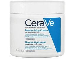 CeraVe Hydraterende Crème - voor Droge tot Zeer Droge Huid - Met Hyaluronzuur en 3 Essentiële Ceramiden - 454g — cadeau in Verzorging