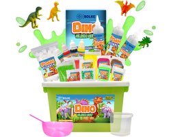 Bolke® - slijm - dinosaurus slijmset - dinosaurus speelgoed - dinosaurus - slijm maken - slime - slijmpakket - slijm maken voor kinderen — cadeau in Spellen & Speelgoed