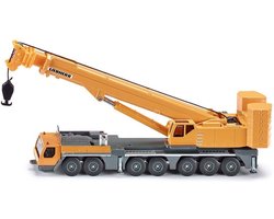 SIKU 1886, Liebherr Mobiele kraan, 1:87, metaal/kunststof, geel, bewegende onderdelen — cadeau in Spellen & Speelgoed