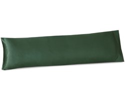 Beauty Silk - Satijnen Body Pillow Kussensloop - Groen - 40x145 cm - Glans Satijn — cadeau in Wonen & Interieur