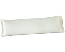 Beauty Silk - Satijnen Body Pillow Kussensloop - Creme - 40x145 cm - Glans Satijn — cadeau in Wonen & Interieur