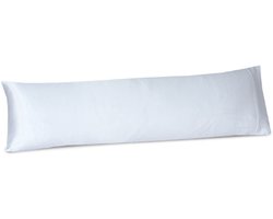 Beauty Silk - Satijnen Body Pillow Kussensloop - Wit - 40x145 cm - Glans Satijn — cadeau in Wonen & Interieur