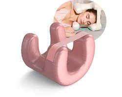 Mainius Anti-Rimpel Kussen – Beauty Slaap Kussen – Zijde Zachte Hoes - Gezichtskussen tegen Rimpels & Acne – Zijslaper & Rugslaper – Wasbaar – Silk Touch – Beauty Pillow - Ergonomisch Schoonheidskussen - Roze Kussen — cadeau in Wonen & Interieur