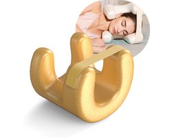Mainius Anti-Rimpel Kussen – Beauty Slaap Kussen – Zijde Zachte Hoes - Gezichtskussen tegen Rimpels & Acne – Zijslaper & Rugslaper – Wasbaar – Silk Touch – Beauty Pillow - Ergonomisch Schoonheidskussen - Goud Kussen — cadeau in Wonen & Interieur