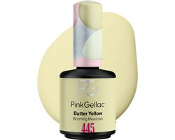 Pink Gellac Gellak - 445 Butter Yellow 15ml - Gele Gel Nagellak - Gellac - Gel Nagels Producten — cadeau in Verzorging