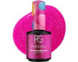 Pink Gellac Gellak - 463 Sparkling Magenta Tropical Punch Collectie - 15ml - Gel Nagellak — cadeau in Verzorging