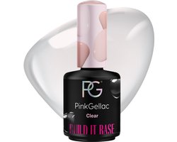 Pink Gellac Builder Gel - Build it Base Transparant - Transparante Gellak - Pink GellacÂ´s Versie van Builder in a Bottle - 15 ml — cadeau in Verzorging