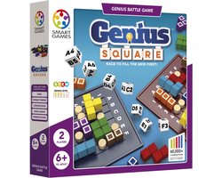 SmartGames Genius Square - Snel & Strategisch Denkspel - Meer dan 62.000 Puzzelcombinaties - Solospel & 2 Spelers - Vanaf 6 Jaar — cadeau in Spellen & Speelgoed