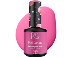 Pink Gellac Gellak - 212 Bubblegum Pink 15ml - Roze Gel Nagellak - Gellac - Gel Nagels Producten — cadeau in Verzorging