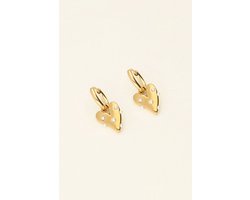 My Jewellery - Kleine Oorringen met Hartjes en Imitatieparels - Goud - Goudkleurig - Oorbellen - Oorring - Set - Sieraden - Dames — cadeau in Sieraden