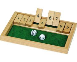 GOKI Dobbelspel - Shut The Box - 25,5X17,5X2,3Cm - 6 Jaar — cadeau in Spellen & Speelgoed