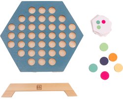 BS Toys Bordspel 3 bij Elkaar - Educatief Speelgoed - Vanaf 6 Jaar - 2 tot 4 Spelers - Cadeau kind — cadeau in Spellen & Speelgoed
