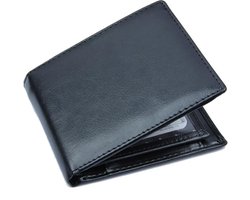 Zwarte Portemonnee – Portefeuille - Heren Billfold — cadeau in Mode & Accessoires