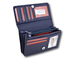 Dames portemonnee - Portemonnee dames - Portemonnee - Portefeuille dames - Beurs - Dames portemonnee - Dames portemonnee leer - Cadeau - Vrouwen cadeautjes - Cadeau voor vrouw - Kado vrouwen - Kado vrouwen verjaardag - Cadeau voor vriendin - Leer — cadeau in Cadeau-ideeën