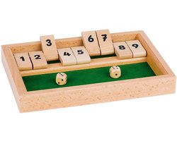 GOKI Dobbelspel - Shut The Box - 17,5X25,5X3,2Cm - Hout - 6 Jaar — cadeau in Spellen & Speelgoed