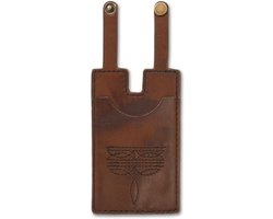 Dames Portemonnee Cowboy Laars Model Leer Dun Crèche Kaarthouder Bruin — cadeau in Mode & Accessoires