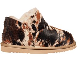 Warmbat Willow dames pantoffels met hairy cow print — cadeau in Mode & Accessoires