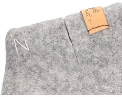 Tofvel - Luna - Kinder - Pantoffels Wol - Grijs — cadeau in Mode & Accessoires