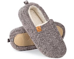 Pantoffels Dames - Sloffen - Maat 40/41 - Grijs - Anti-slip - Comfeet — cadeau in Mode & Accessoires