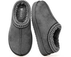 Pantoffels Dames - Sloffen - Maat 38/39 - Grijs - Anti-slip - Comfeet — cadeau in Mode & Accessoires