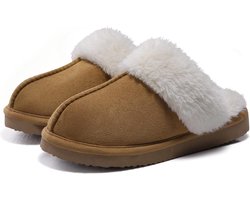 Pantoffels Dames - Sloffen - Maat 42/43 - Chestnut - Anti-slip - Comfeet — cadeau in Mode & Accessoires
