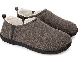 Pantoffels Heren - Sloffen - Grijs - Anti-slip - Maat 44/45 - Comfeet — cadeau in Mode & Accessoires