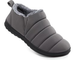 Pantoffels Heren - Sloffen - Grijs - Anti-slip - Maat 46/47 - Comfeet — cadeau in Cadeau-ideeën