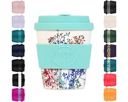 Herbruikbare Koffiebeker - Reisbeker Mok - Duurzaam Koffie Drinken - Gemaakt van Planten - 240 ml - Little — cadeau in Koken & Dineren