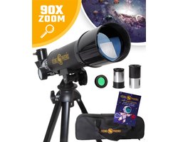 RP® Telescoop 90x Zoom Set - Sterrenkijker Kinderen / Beginners - Verstelbaar Statief - Maanfilter, Planisfeer, Stickerboek — cadeau in Hobby