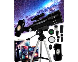 ODESSEY® Refractor Telescoop voor Kinderen 150X Zoom – Tafel Telescoop – Sterrenkijker – Telescoop Kinderen – Sterrenkijker voor Kinderen – Sterrenkijker Telescoop — cadeau in Hobby