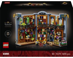 LEGO Icons Boekensteun: Boekhandel Bouwpakket voor Volwassenen en Woondecoratie 11379 — cadeau in Spellen & Speelgoed