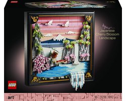 LEGO® Art Landschap met Japanse Kersenbloesems Wanddecoratie - 31218 — cadeau in Spellen & Speelgoed