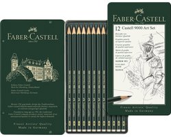 Faber-Castell grafietpotloden set - serie 9000 - 12 hardheden - FC-119065 — cadeau in Hobby