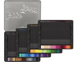 Faber-Castell kleurpotloden - Black Edition - 100 stuks in bliketui - FC-116490 — cadeau in Hobby