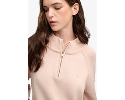 Superdry - Washed Classic Half Zip Trui Relaxed Pasvorm - Dames - Sweaters — cadeau in Cadeau-ideeën