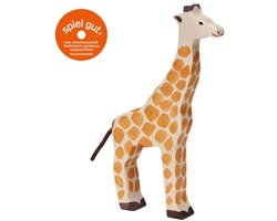HOLZTIGER Wildernis - Giraf - 14X3X25Cm - Houten Figuur - Handgemaakt — cadeau in Spellen & Speelgoed