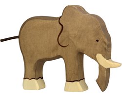 HOLZTIGER Wildernis - Olifant - 19X3X15Cm - Houten Figuur - Handgemaakt — cadeau in Spellen & Speelgoed