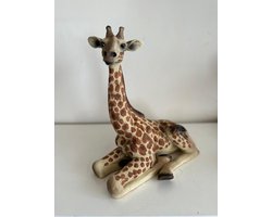 Goodyz- Jungle dieren- Giraf- Liggend - Mini Giraf- 35cm hoog - Orginele kleur — cadeau in Wonen & Interieur
